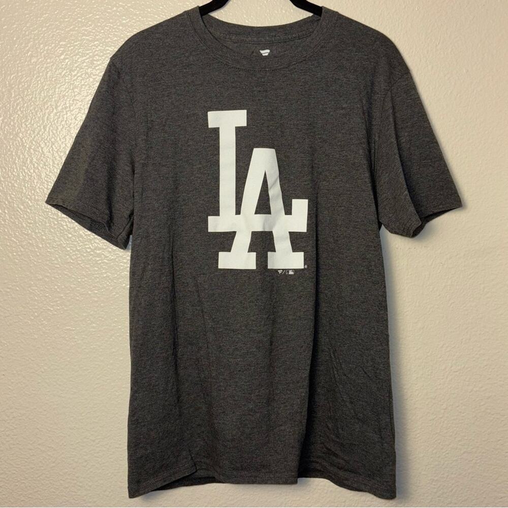 Fanatics LA Dodgers Graphic T-shirt Women's Size Medium Classic Relaxed fit Gray - Picture 3 of 16